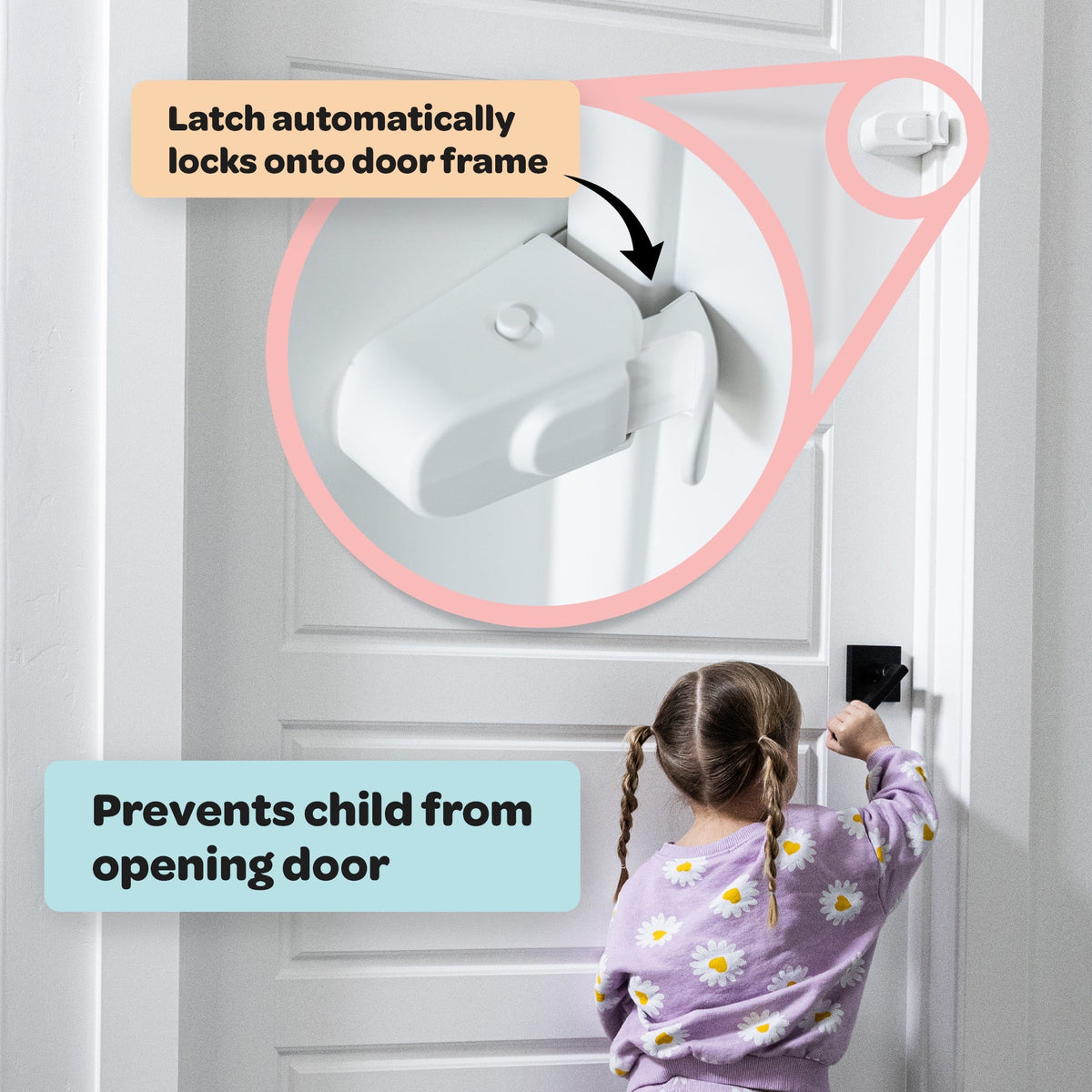 SnugLock - Snap-On Door Lock